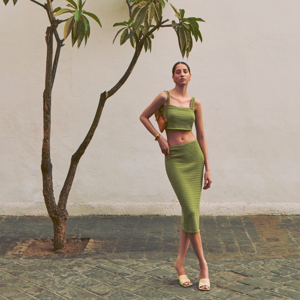 Reformation Max Open Knit Two Piece